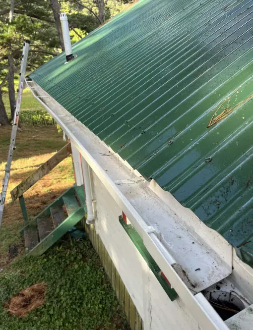 Gutter Cleaning: after